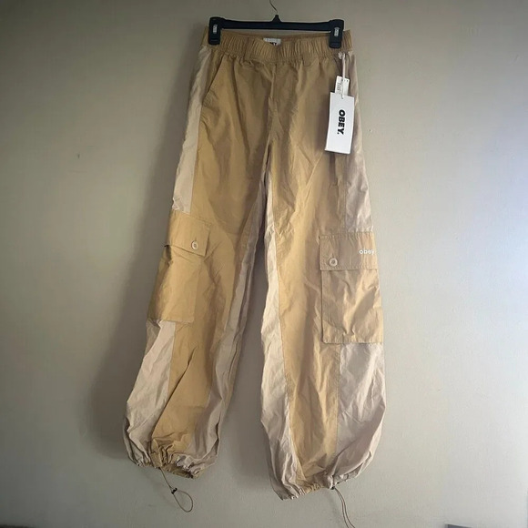 NEW URBAN OUTFITTERS OBEY Women’s DYLAN CARGO PANTS XS - Picture 1 of 9